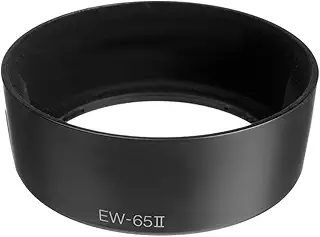 EW-65II Lens Hood Shade for Canon EF 28mm F/2.8 35mm F/2.0 Lens (Black)