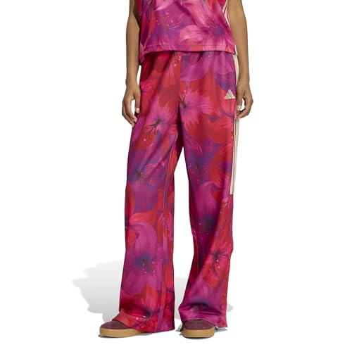 adidas Donna x Farm Rio House of Tiro Track Pants, Bahia Magenta/Collegiate Red/Crystal Linen, XS