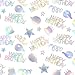 Vofrise Happy Birthday Confetti for Table Iridescent Balloon Star Shaped Table Scatter Suitable for Disco Themed Birthday/Anniversary Party Decorations