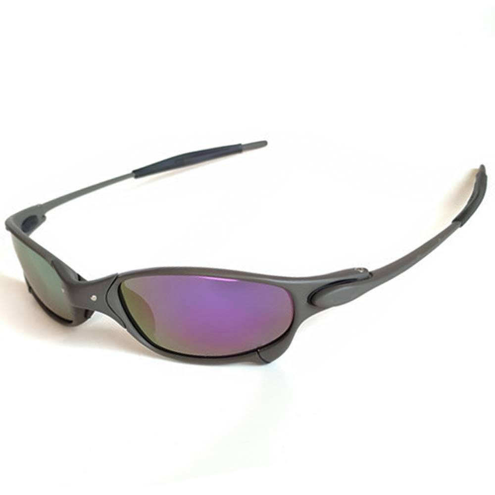 Top Sports Polarized Sunglasses Aluminum Metal Frame Riding Flash Iridium Mirror