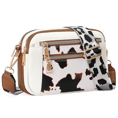 GAEKEAO Crossbody Purses for Women Small Crossbody Bags Vegan Leather Trendy Shoulder Handbags with Adjustable Shoulder Strap