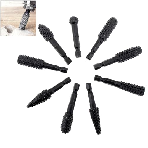 Set de 10 fresas rotativas para tallado de madera Omninmo miniatura 5