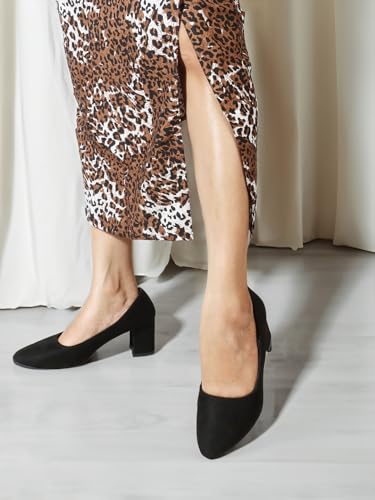 Image of Denill Women Solid Pumps Heels for Office, Party and Formal Occasions