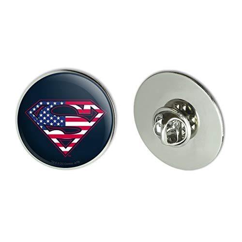 Superman USA American Flag Shield Logo Metal 1.1
