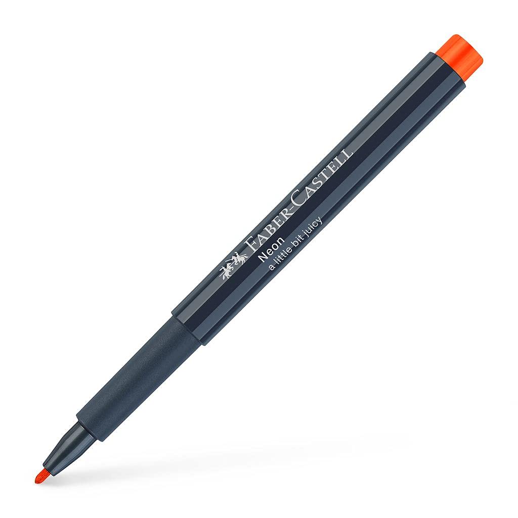 Faber-Castell Creative Studio Neon Marker, Little Bit Juicy, Single Marker, Art, Craft, Drawing, Sketching, Home, School, University, Colouring