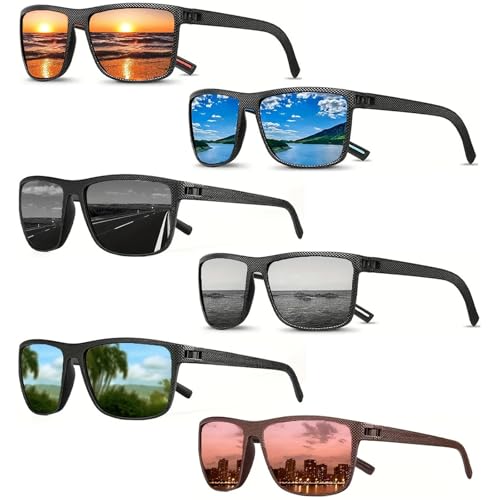 Paleshy 6-Pack Polarized Sunglasses for Men & Women