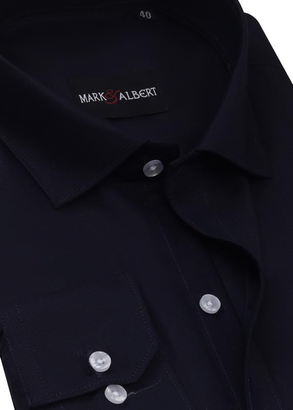 Image of MARK & ALBERT Men's Cotton Formal Shirt