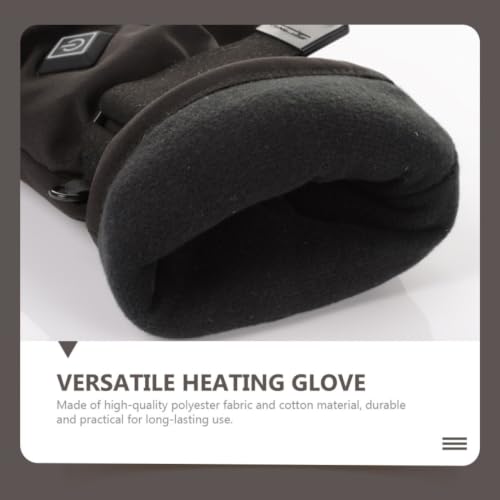 Guantes calefactables moto con correa regulable y tejido premium 5
