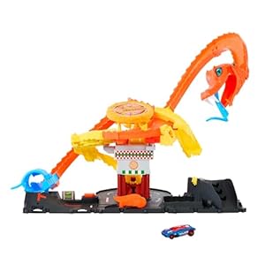 Hot Wheels City Pizza-Kobra-Angriff Trackset HTN81