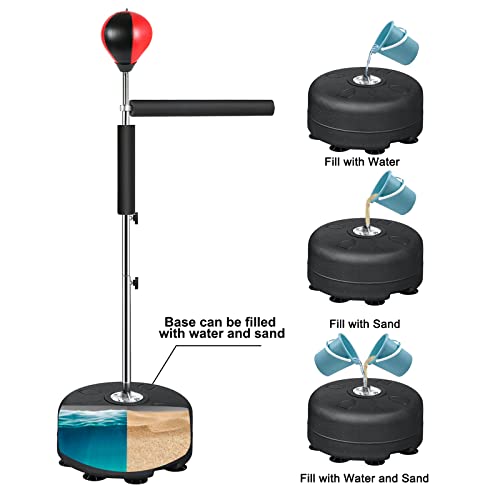 Veocore Adjustable Height Boxing Bar Boxing Spinning Bar With Punching Bag Boxing Equipment For Adults Teenagers #TOP4