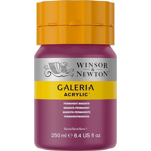 Image of Winsor & Newton Galeria Acrylic Color Tube, 250ml, Permanent Magenta