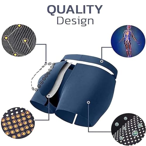 Men's Energetic Massage Magnetic Underwear, 6 Pack Ultra Thin Ice Silk Boxer Briefs Underwear Comfortable Cool Underwear4