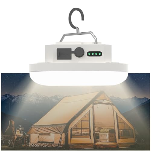 Lanterne camping LED rechargeable contre les pannes d'éclairage