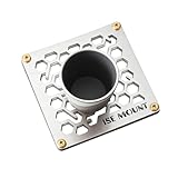 Sottopentola resistente al calore, in acciaio inox, per cucinare e cuocere, design in meta...