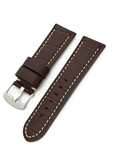 カシス 型押しクロコレザーベルト