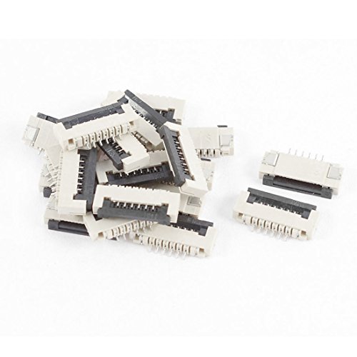 Conector FFC FPC 6 pines 1.0mm pitch pack 20 unidades miniatura 1