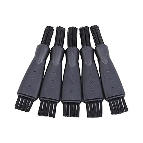 Flybloom 5 Pcs Portable Men's Razor Cleaning Brush Set Double Sided Razor Trimmer Razor Cleaning Brush Cover