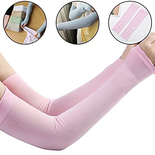 Hellery 1 paar UV-zonbescherming Armmouwen Ice Silk Tattoo Cover-up voor mannen Dames Koeling Sportmouw voor voetbal… - Image 6