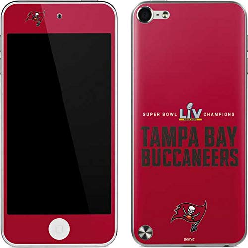 Skinit Decal MP3 Player Skin Compatible with iPod Touch (5th Gen&2012) - Officially Licensed NFL Super Bowl LV Champions Tampa Bay Buccaneers Design