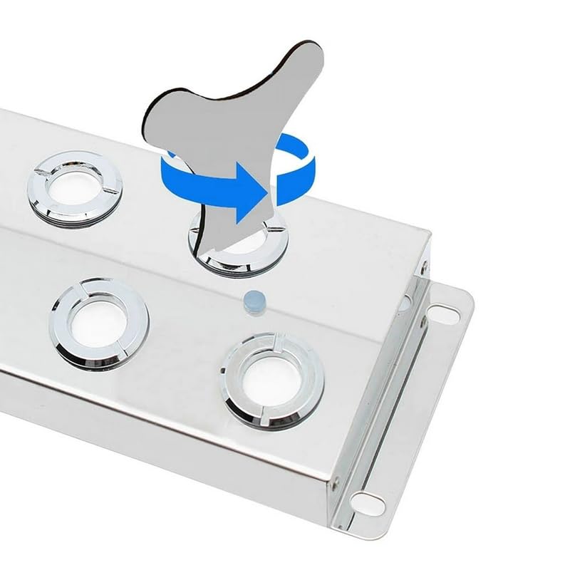 2/3/4/6/8/10/12 Head Ultrasonic Mist Maker Fogger Stainless Steel Air Humidifier Greenhouse Fountain Pond Atomizer Humidifier (8Head 45V)