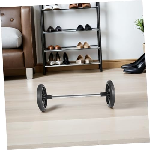 Jeu de roues en plastique solide pour poubelle extérieure - 4
