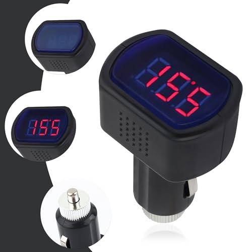Stacool STACOOL-DIAN YA BIAO-2602 Car Led Cigarette Lighter Voltage Meter,Digital Display Car Battery Monitor 12V,Universal Electric Battery Voltage Meter Car Accessories thumb #2