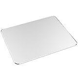Nulaxy Aluminum Non-Slip Rubber Base and Micro Sand Blasting Gaming Mouse Pad, Silver (YC-0450)