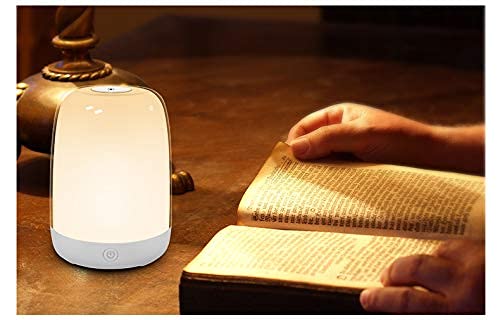 Lámpara de noche táctil para mesa, luces LED con USB miniatura 7
