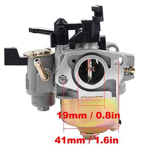 ZAMDOE Carburetor for Honda GX160 5.5HP GX200 GX168 6.5 HP GX140 Engine 196cc WP20 EG1400 Harbor Freight for Predator 212cc Go Kart OHV for Baja Mb165 Mb200, Replaces 16100-ZH8-W61 - Image 2