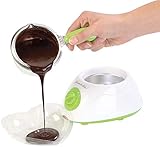 Monsterzeug Schokofondue, Schokoladen Fondue, Elektrisches Schokoladenschmelzgerät- am Tisch Schokolade schmelzen