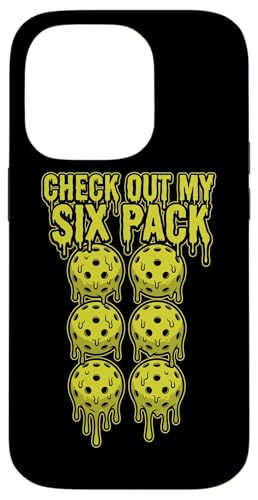 Funny Dripping Check Out My Six Pack �s�b�N���{�[���v���[���[ �X�}�z�P�[�X iPhone 14 Pro �p