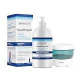 Dr. B Dental Liquid Crystal Soak Cleanser & Solutions Ultrasonic Cleaner Bundle | Complete Appliance Cleaning System for Dentures, Night Guards, Retainers & Aligners