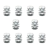 DGZZI Wire Stop Swivel 10 Sets Brake Cable Regulator Clamp Lock Screw Bolt Locking Screw with Nuts and Washers for Throttle Choke Cable Mini Bike