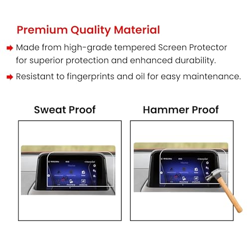 Image of Screen Guard For TATA NEXON 2023 FACELIFT | 7 INCH INFOTAINMENT + STEERING + AC PANEL Protector | Car Music Stereo System Digital Display Accessories [Not Tempered Glass]
