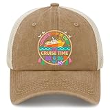 Countdown is Over Its Cruise Time 2026 Hats for Men Fashion Washed Distressed