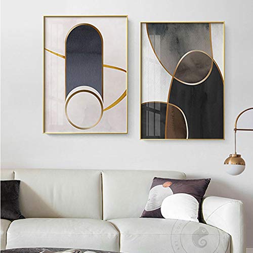 Affiche art mural pour habiller un grand mur vide de salon moderne