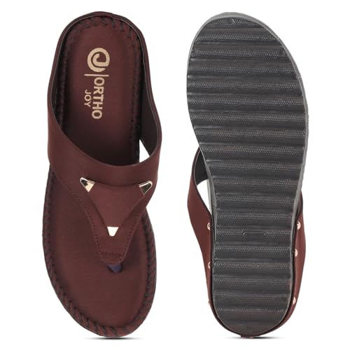 Image of ORTHO JOY doctor Footwear for women||Sandal For Women || Orthopedic Women's Fancy Slipper For Women