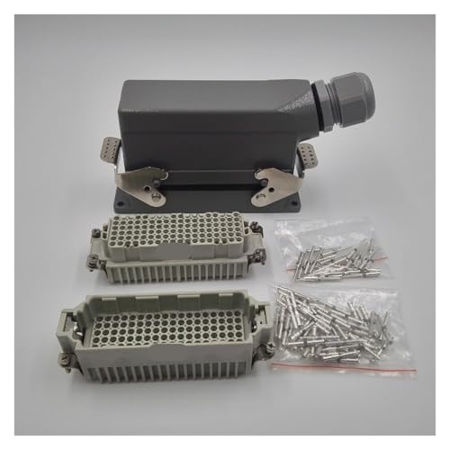 Conector industrial HDC-HDD-108-1S: base de enchufe de aviación estanca de 108 pines 3