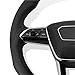 Car Steering Wheel Compatible For Q5L Q7 Q8 A6 A6L A7 A7L C8 Full Leather Steering Wheel 2012-2018 SRS Accessories