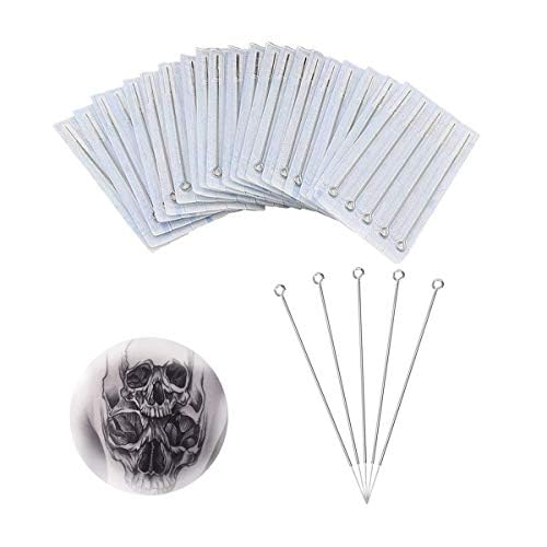 LATTCURE Einweg Steriler Tattoo Nadel, 50pcs...