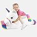 TOUS LES CADEAUX Peluche Licorne Géante - 103 cm - Très Réaliste