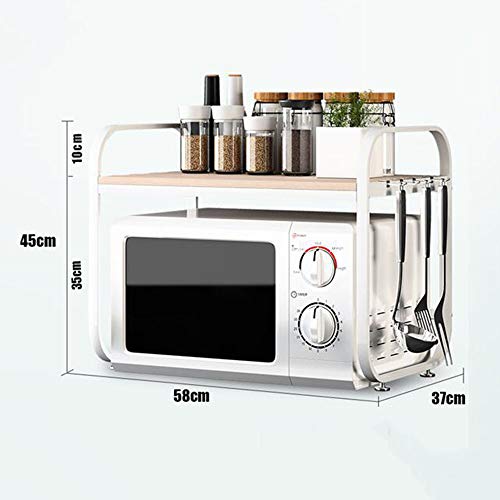 Support de four à micro-ondes pour organiser une petite cuisine moderne - 4