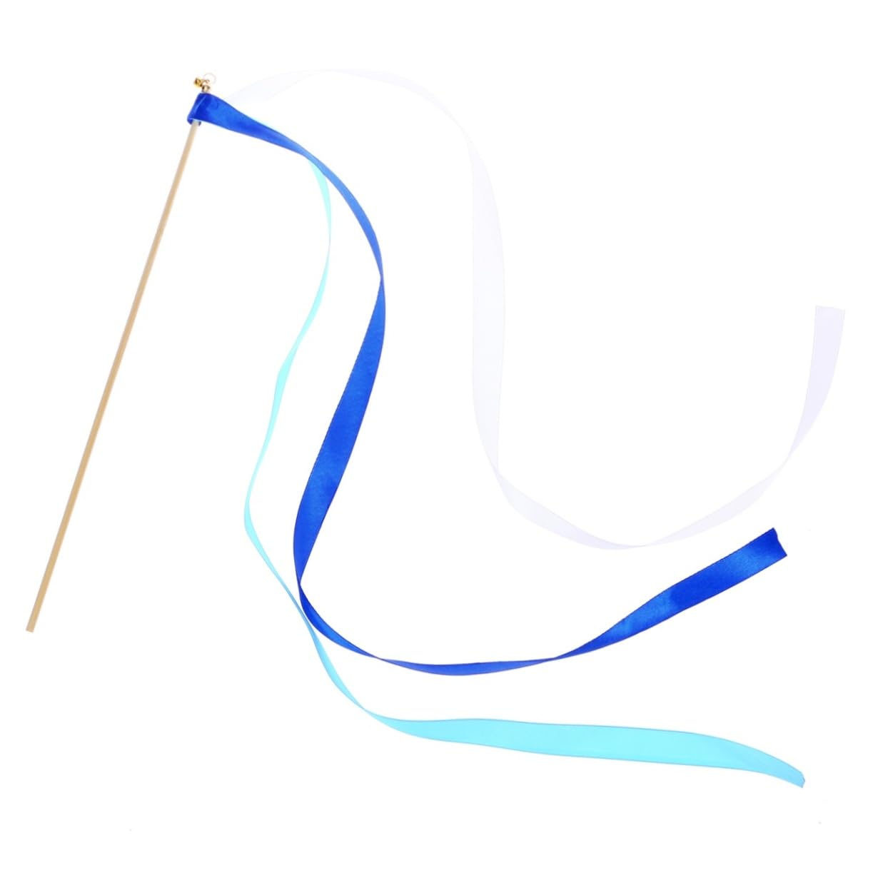 LABRIMP 40stücke Hochzeit Wands Mit Glöckchen Blaue Satin-ribbons Für Hochzeiten Partys Und Feiern Kreative Zauberstäbe Für Festliche Anlässe Als Gastgeschenk