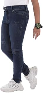 بنطلون سكيني للاولاد من ايجي وير، لون ازرق غامق، مقاس 43