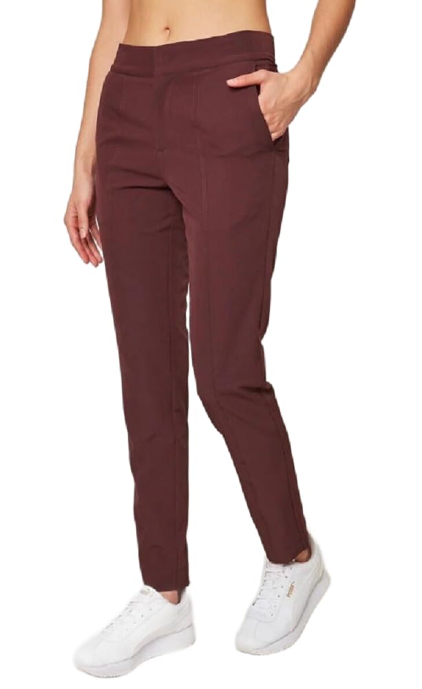 Mondetta Womens Lined Tailored Pant High-Rise Comfort Stretch