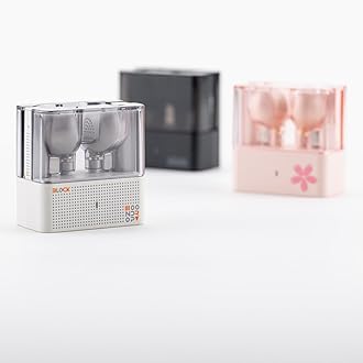 Moondrop Block Semi in Ear Flath ead Earbuds True Wireless Earphones (Pink)