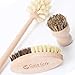 Wood and Tampico Bottle Brush - Pot Brush - Vegetable Brush Set - Zero Waste, Compostable & Biodegradable Kitchen Brushes