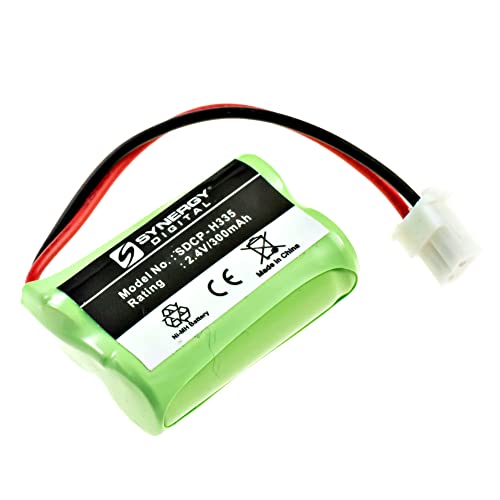 Synergy Digital Cordless Phone Battery, Works with Vtech BT283642 Cordless Phone, (Ni-MH, 2.4V, 300 mAh) Ultra Hi-Capacity Battery