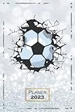 fußball wochenende dortmund  Planer 2023: Sport, Fußball  A5 (6x9)  1 Woche auf 2 Seiten  Softcover  mit Monatsübersicht & Kontakttabelle  Sportler  qd2