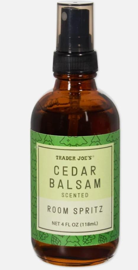 Amazon.com: Trader Joe's Cedar Balsam Scented Room Spritz, Natural